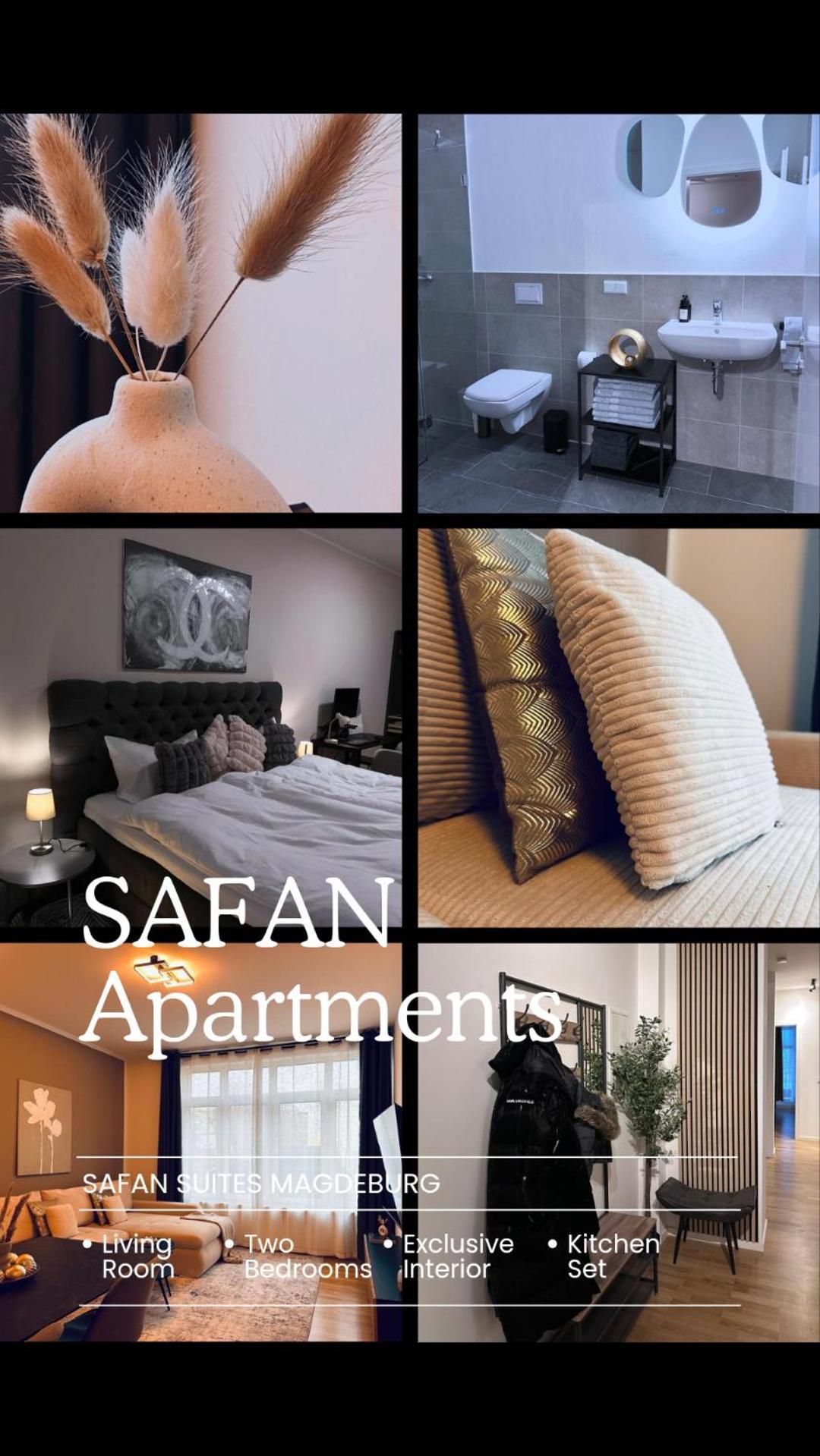 Safan Suites I Elbnah I Balkon I Uniklinik I Parkplatz Магдебург Екстер'єр фото